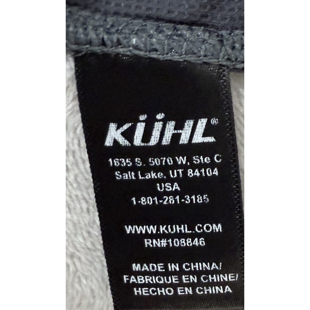 KUHL Mova Short Heather Gray Womens L Knit Stretch Pickleball  Logo Sporty Comfy - Picture 8 of 14